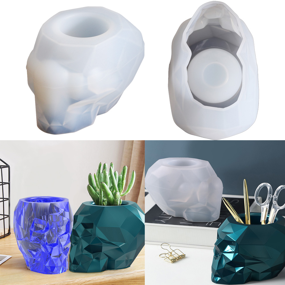 Potsticker Mold - Schedel Vorm Mold Pen Houder Siliconen