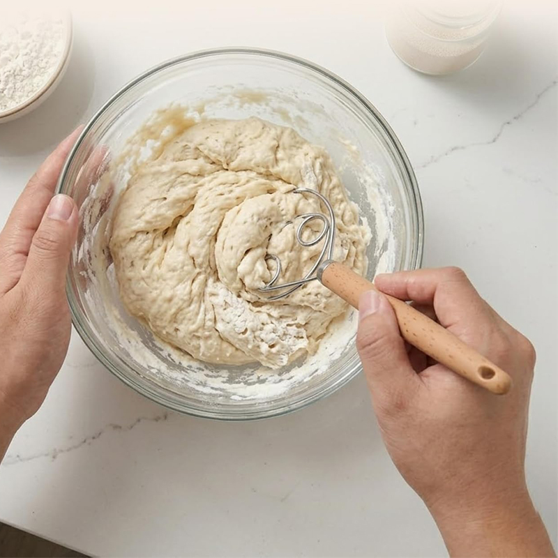 Roestvrijstalen brooddeegmixer - Danish Pancake Pan recensie en prijs