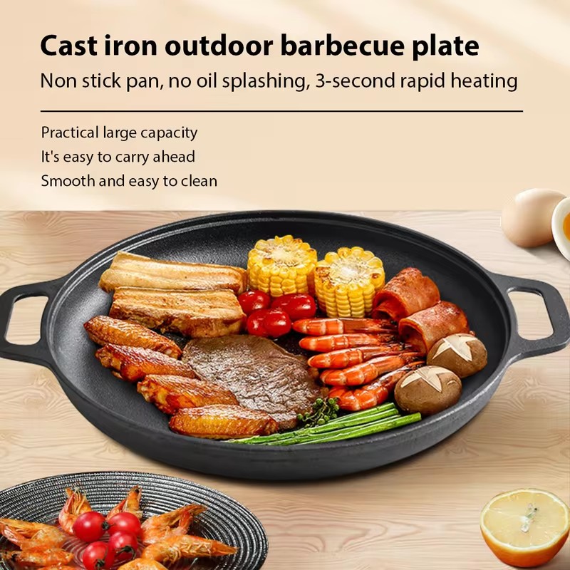 Robuuste gietijzeren koekenpan - Mini Pancake Griddle recensie en prijs