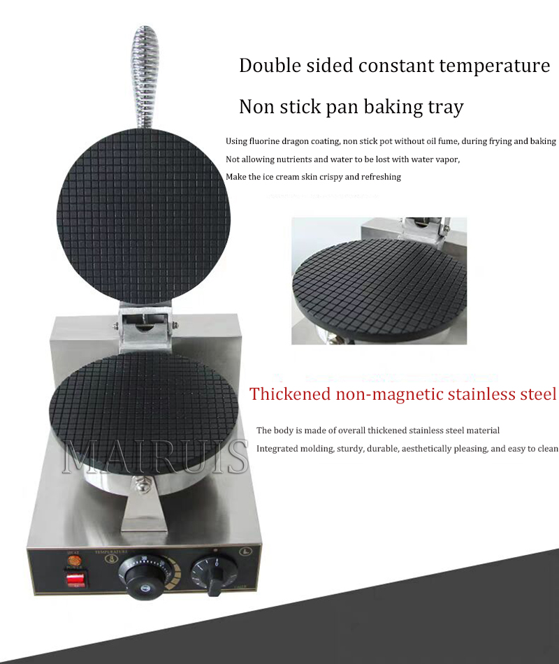 Commerciële ijshoorntjesmaker  - Waffle Cone Maker recensie en prijs