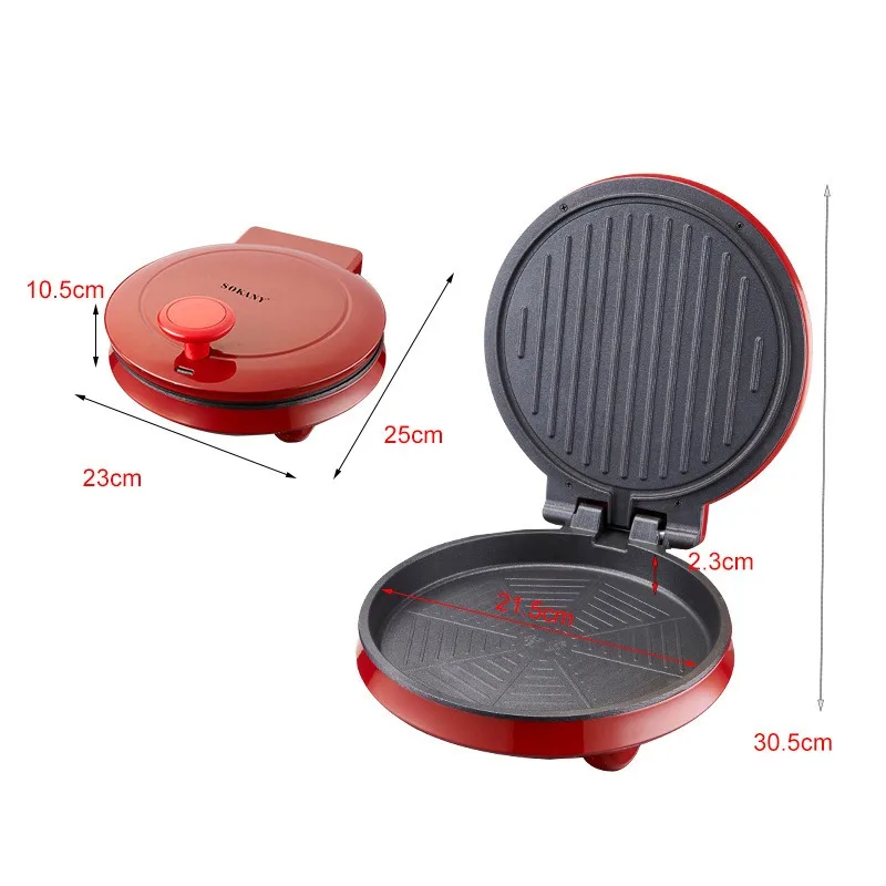 110V elektrische pizzamachine, - Waffle Cone Maker recensie en prijs