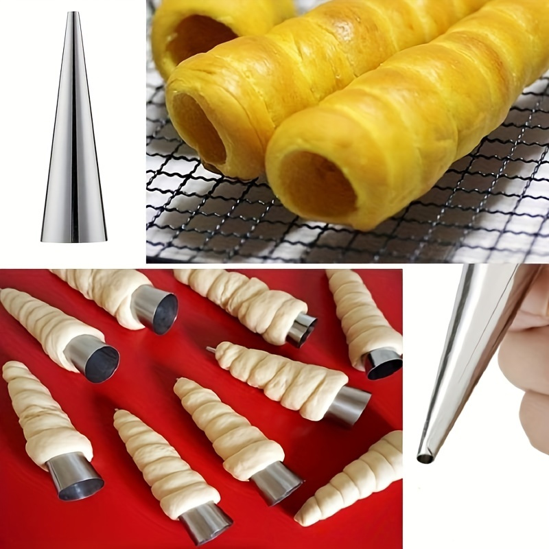 6 stuks, kegelrol roestvrijsta - Danish Pancake Pan recensie en prijs