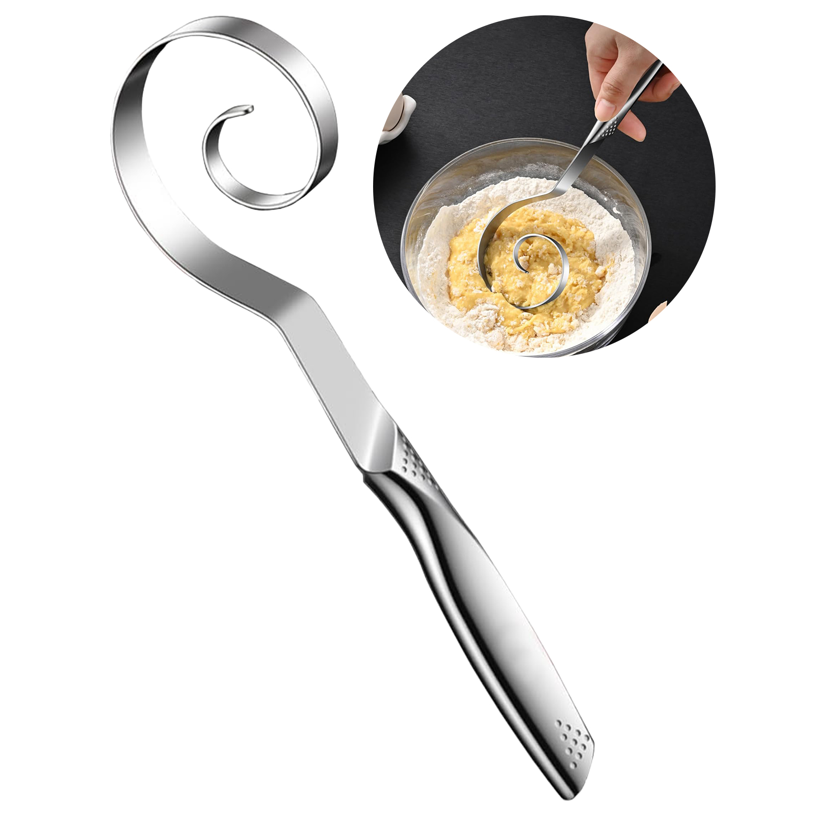 Draagbare naadloze deegklopper - Danish Pancake Pan recensie en prijs